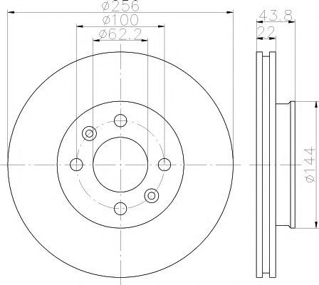 92237903 TEXTAR BREMSSCHEIBE