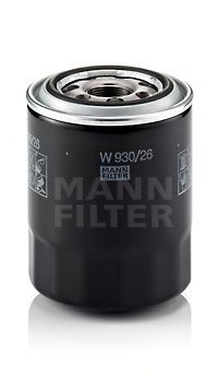 W93026 MANN Фильтр масляный KIA CARNIVAL II/HYUNDAI TERRACAN/PORTER 2.5/2.9CRDi W93026 Mann