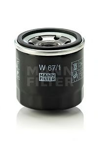 W671 MANN Фильтр масляный W671 Mann