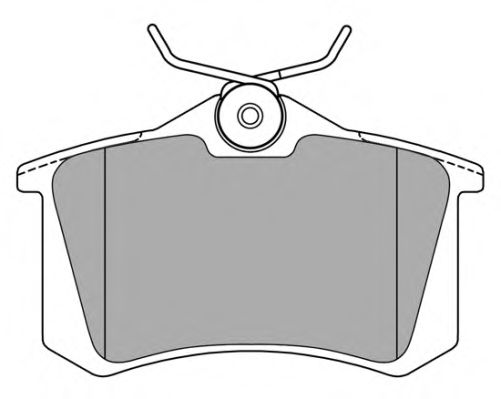 FBP057501 FREMAX колодки торм.зад.