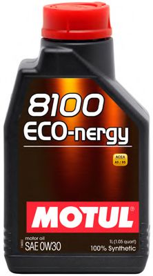 102793 MOTUL Масло моторное Motul 0W-30 8100 ECO-NERGY 0W-30 1 л A5/B5 SP