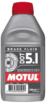 100950 MOTUL DOT 5.1 BRAKE FLUID FL 100% SYNT. 0,5 ЛИТРА