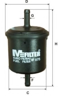 BF675 MFILTER HYUNDAI ACCENT NISSAN, DA, FORD