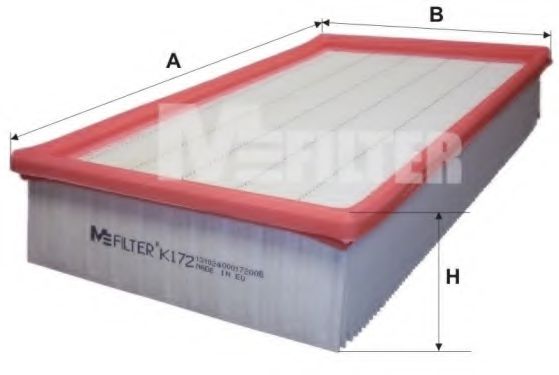 K172 MFILTER воздушный фильтр