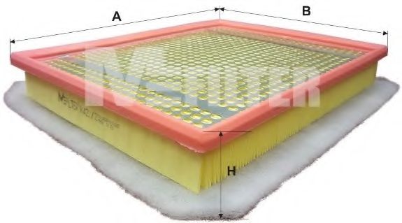 K4212 MFILTER Фильтр воздушный opel astra gh, zafira i