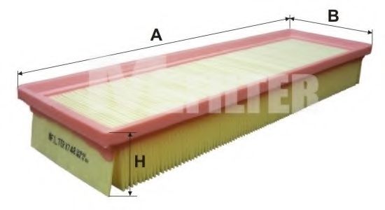 K748 MFILTER ФИЛЬТР ВОЗДУШНЫЙ MFILTER К 748