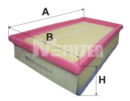 K7025 MFILTER фильтр воздушный k7025