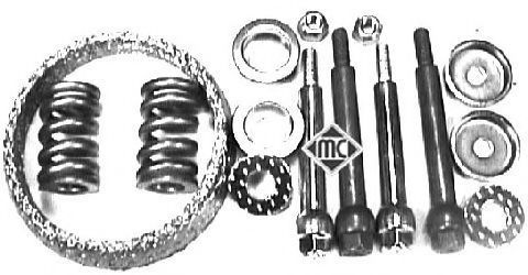 02940 METALCAUCHO Монтажный комплект, система выпуска