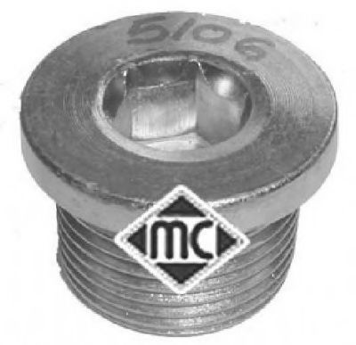 05106 METALCAUCHO болт слива масла ( 22x150) fiat 1.3dopl 1.3d
