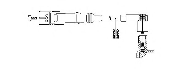 11175 BREMI Провод зажигания