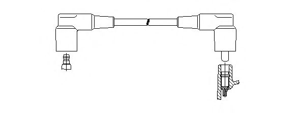 15955 BREMI Провод зажигания