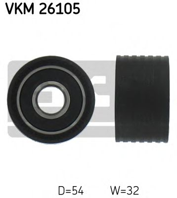 VKM26105 SKF ролик натяжителя