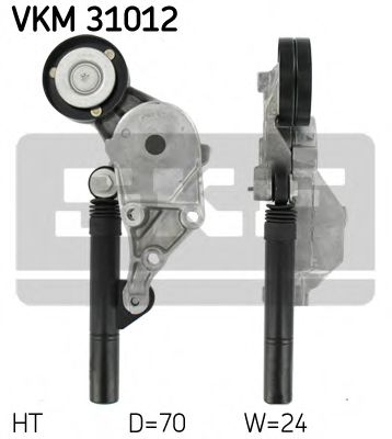 VKM31012 SKF натяжной ролик