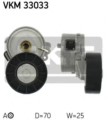 VKM33033 SKF Натяжитель ремня приводного PEUGEOT 46PARTNERFORD FOCUS II 2. D