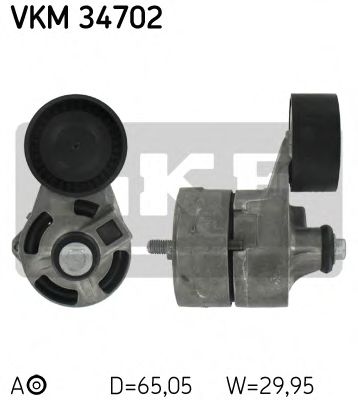 VKM34702 SKF Ролик ремня приводного FORD TRANSIT 06- 2.4 DIESEL