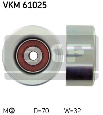 VKM61025 SKF Ролик натяжной ремня 