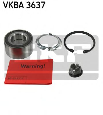 VKBA3637 SKF Подшипник ступицы RENAULT LOGAN/SANDERO/CLIO/MEGANE 02- перед.