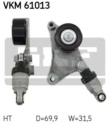 VKM61013 SKF Ролик натяжителя ремня ГРМ