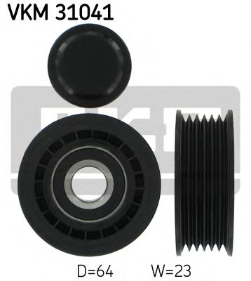 VKM31041 SKF Ролик ремня приводного VAG A4/A5/A6/A7/A8/Q5/PASSAT/TOUAREG 97- 2.0-3.0 DIESEL