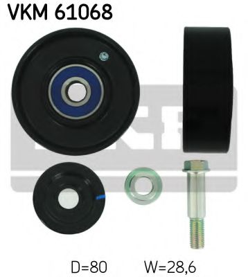 VKM61068 SKF Ролик паразитный TOYOTA 88440-0K060