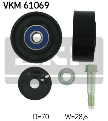 VKM61069 SKF Ролик паразитный TOYOTA 88440-0K010