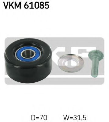 VKM61085 SKF Ролик ремня приводного TOYOTA AVENSIS/CAMRY/RAV 4 03- 2.0-2.4