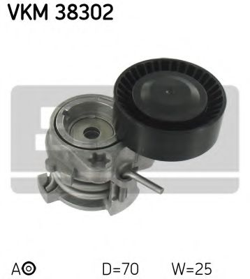 VKM38302 SKF натяжитель ремня приводного bmw x5e39e46e60e65 2.0-3.0