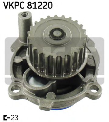 VKPC81220 SKF Насос водяной VAG A3/A4/OCTAVIA/GOLF 5/JETTA 3/PASSAT 03- 2.0 FSI