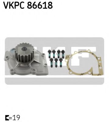 VKPC86618 SKF Насос водяной