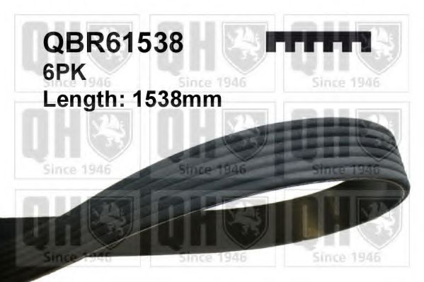 QBR61538 QUINTON HAZELL Ремень поликлиновой