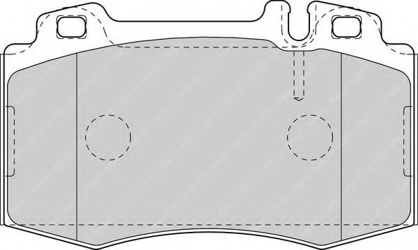 FDB1426 FERODO Колодки тормозные MB W163/W220 -05 перед.