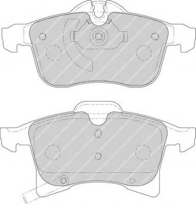 FDB1640 FERODO Колодки тормозные OPEL ASTRA H/MERIVA/CORSA D 04- 1.2-2.0 перед.