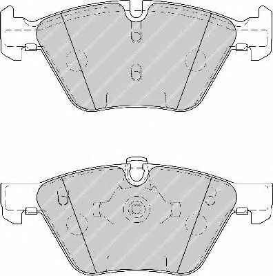 FDB1773 FERODO Колодки тормозные BMW 1(E81)/3(E90)/5(E60)(F10)/X1(E84) 05- перед.