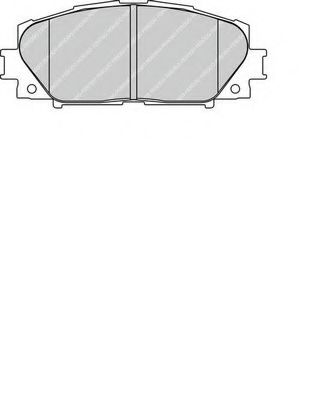 FDB1829 FERODO колодки дисковые перед. toyota yaris 1.01.31.4 d-4d 06>