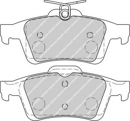 FDB1931 FERODO Колодки тормозные FORD/DA FOCUS 2/FOCUS 3/C-MAX/3/C30/S40 03- задн.