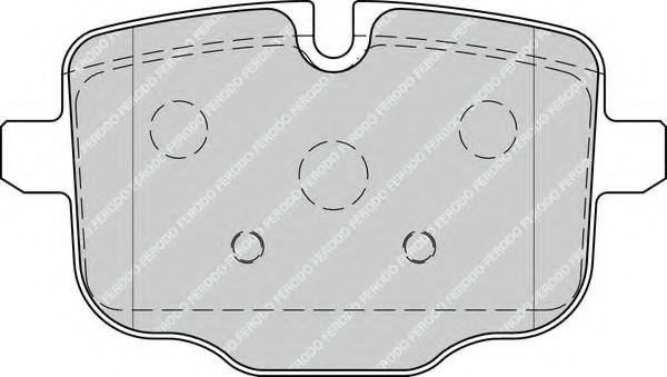FDB4381 FERODO Колодки тормозные задние дисковые 116*66 BMW F06 F10 G11 Ferodo