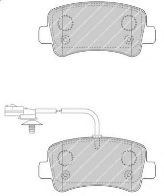 FVR4348 FERODO fvr4348_колодки дисковые задние opel movano 2.3cdti fwd 10>