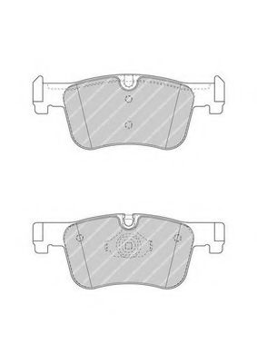 FDB4489 FERODO Колодки тормозные передние BMW 1(F20)/3(F30)/4(F36) 12- FDB4489 Ferodo