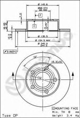 08908311 BREMBO _