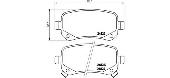 P11021 BREMBO - .  Re CHR Gr. Voyager 7-