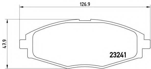 P15006 BREMBO Колодки тормозные GM MATIZ/LANOS 97-05 перед.