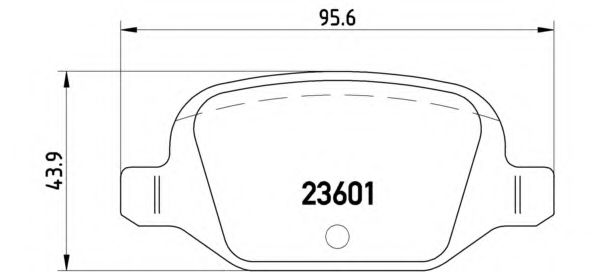 P23064 BREMBO Колодки
