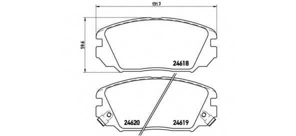 P30031 BREMBO - .  Fr HY Gr 5-