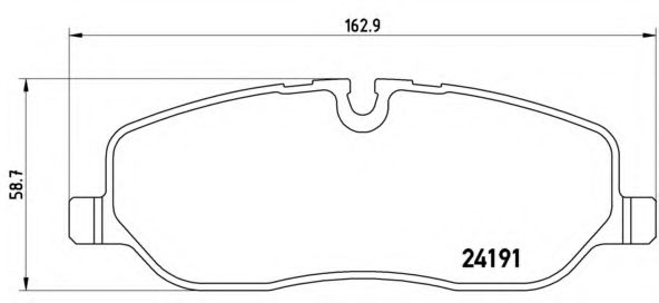 P44014 BREMBO Колодки тормозные