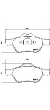 P68048 BREMBO Колодки тормозные передние