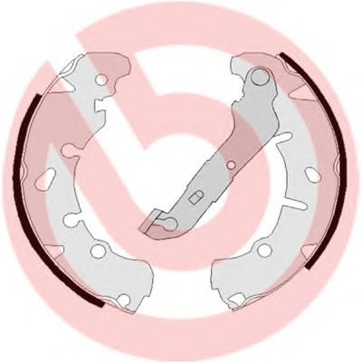 S24533 BREMBO Колодки барабанные ford fiesta 1.3i-1.4tdci 01