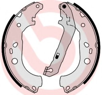 S24534 BREMBO Тормозные колодки барабан