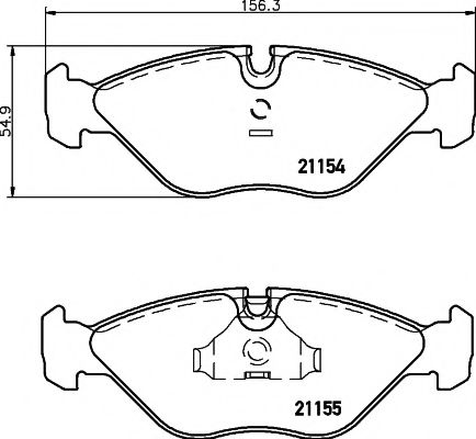 MDB1460 MINTEX Колодки торм.пер.