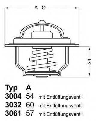 300482 WAHLER Термостат