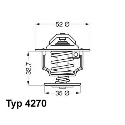 427088D WAHLER Термостат